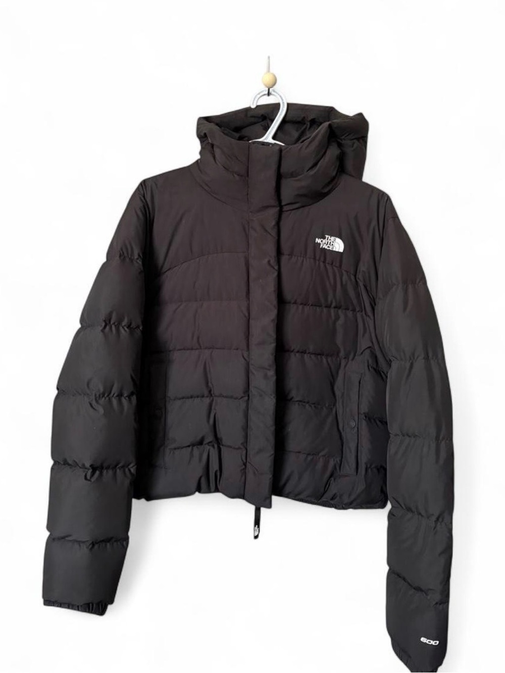 North Face Womenβs Cropped Puffer Jacket in size L